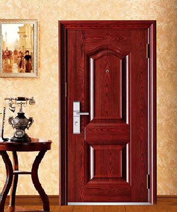 鋼制單扇防盜門、鋼質(zhì)子母防盜門等。